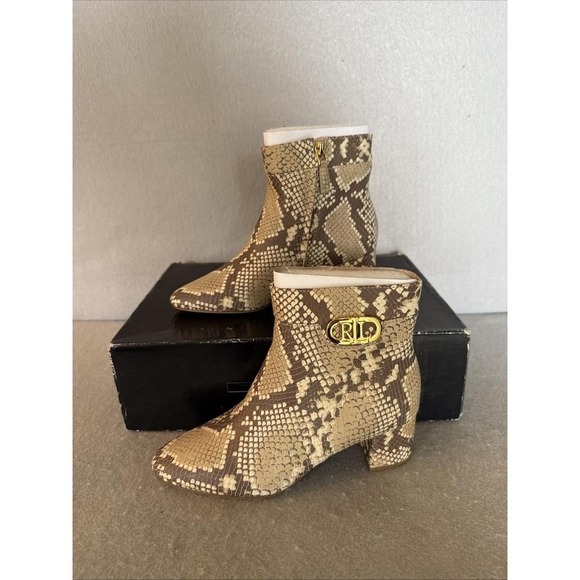 Ralph Lauren wynne II bootie leather size 6B - Picture 1 of 6